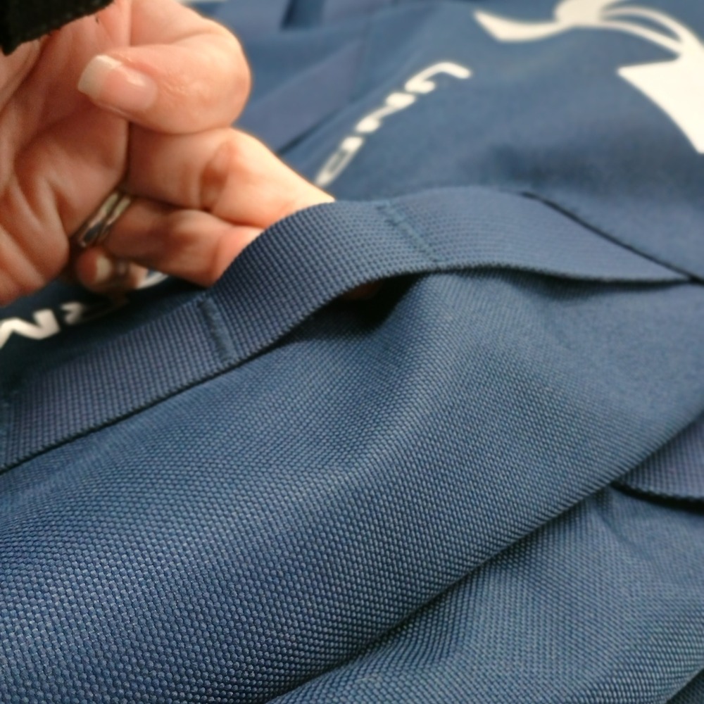 Under Armour Hustle 5.0 Backpack Navy Blue UA Storm Laptop Bag 1361176-408 OSFA - Picture 15 of 15